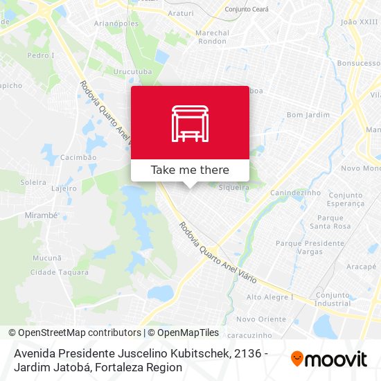 Avenida Presidente Juscelino Kubitschek, 2136 - Jardim Jatobá map