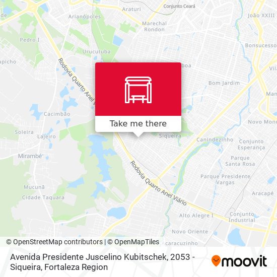 Avenida Presidente Juscelino Kubitschek, 2053 - Siqueira map