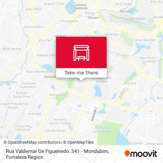 Rua Valdemar De Figueiredo, 341 - Mondubim map