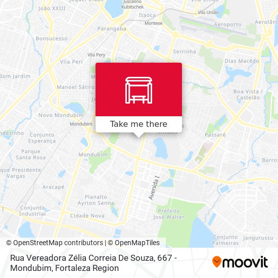 Rua Vereadora Zélia Correia De Souza, 667 - Mondubim map