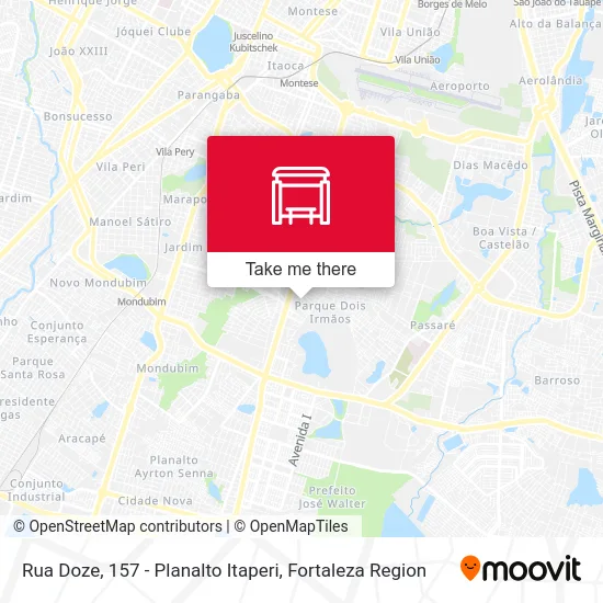 Rua Doze, 157 - Planalto Itaperi map