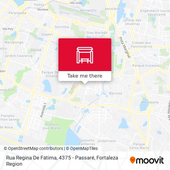 Rua Regina De Fátima, 4375 - Passaré map