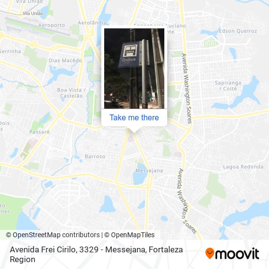 Avenida Frei Cirilo, 3329 - Messejana map