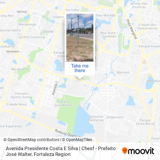 Avenida Presidente Costa E Silva | Chesf - Prefeito José Walter map