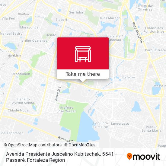 Avenida Presidente Juscelino Kubitschek, 5541 - Passaré map