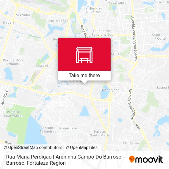 Rua Maria Perdigão | Areninha Campo Do Barroso - Barroso map