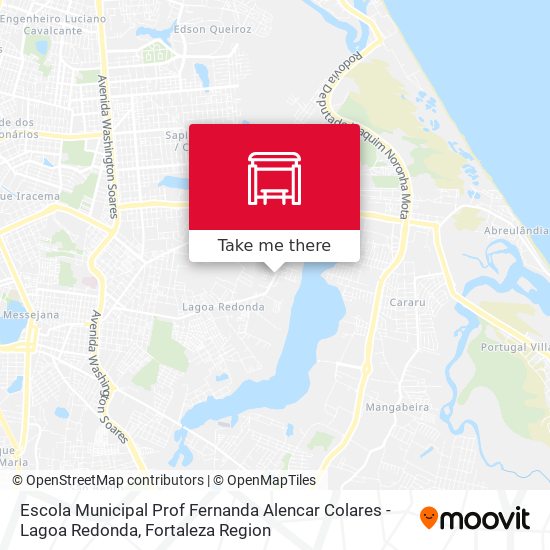 Escola Municipal Prof Fernanda Alencar Colares - Lagoa Redonda map