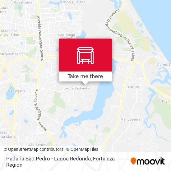 Padaria São Pedro - Lagoa Redonda map