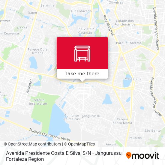 Avenida Presidente Costa E Silva, S / N - Jangurussu map