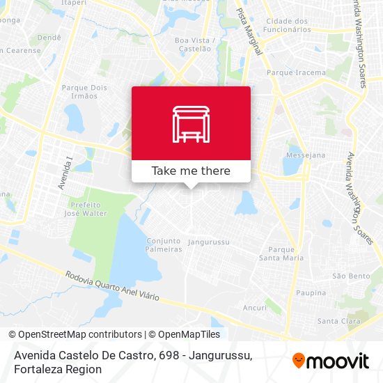 Avenida Castelo De Castro, 698 - Jangurussu map