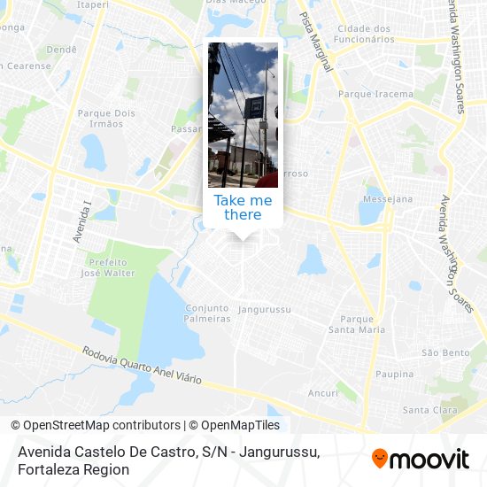 Mapa Avenida Castelo De Castro, S / N - Jangurussu