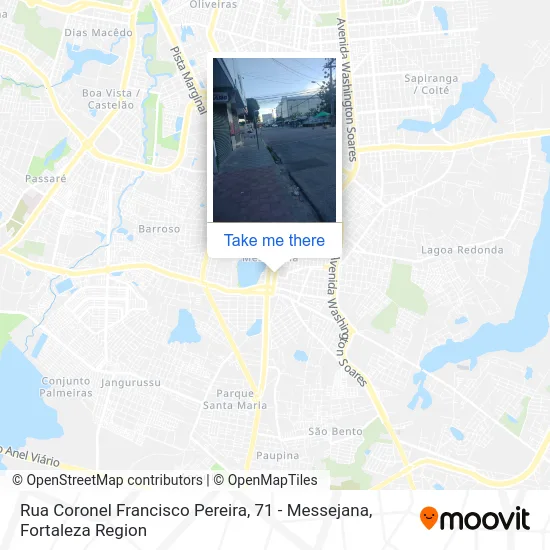 Rua Coronel Francisco Pereira, 71 - Messejana map