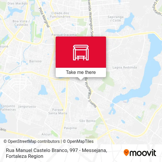 Rua Manuel Castelo Branco, 997 - Messejana map