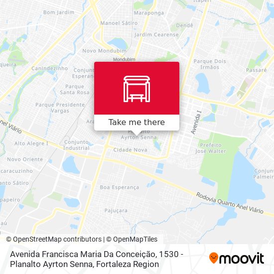 Avenida Francisca Maria Da Conceição, 1530 - Planalto Ayrton Senna map