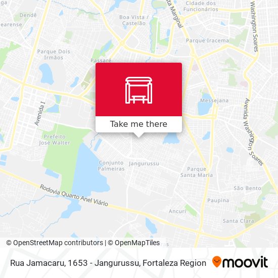 Rua Jamacaru, 1653 - Jangurussu map