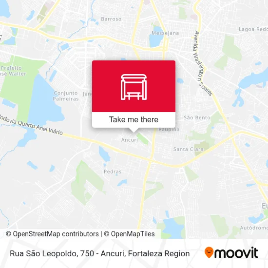 Rua São Leopoldo, 750 - Ancuri map
