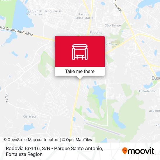 Rodovia Br-116, S / N - Parque Santo Antônio map