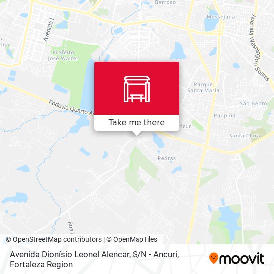 Avenida Dionísio Leonel Alencar, S / N - Ancuri map