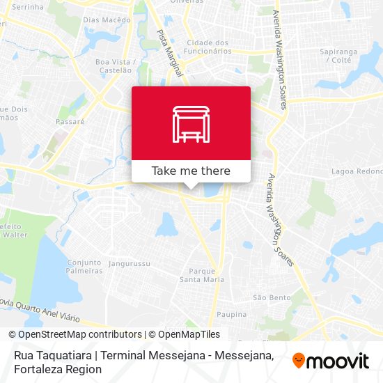 Rua Taquatiara | Terminal Messejana - Messejana map