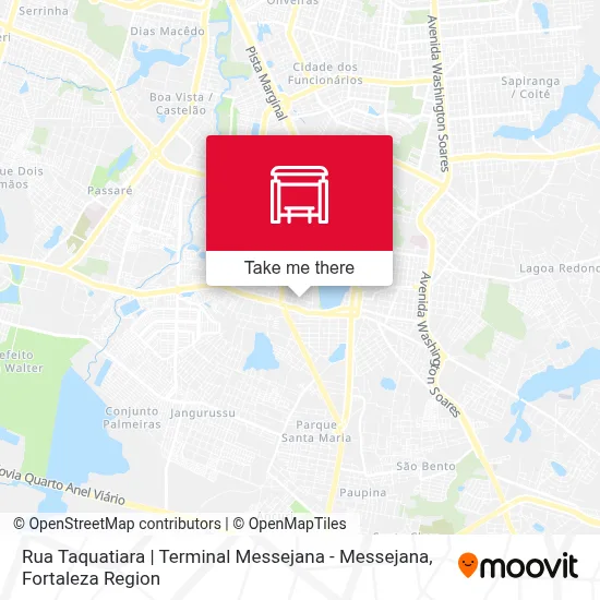 Rua Taquatiara | Terminal Messejana - Messejana map