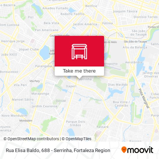 Rua Elisa Baldo, 688 - Serrinha map