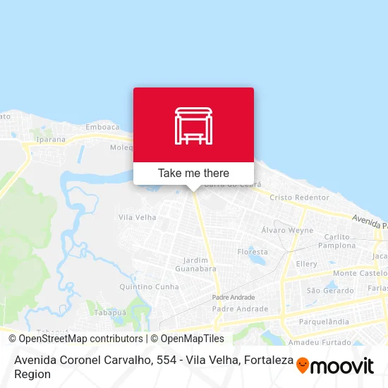 Avenida Coronel Carvalho, 554 - Vila Velha map