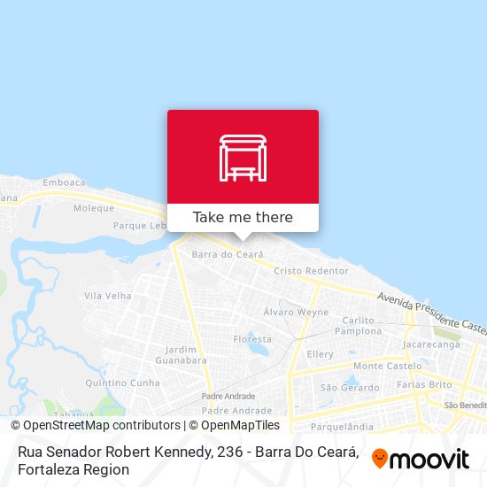 Rua Senador Robert Kennedy, 236 - Barra Do Ceará map