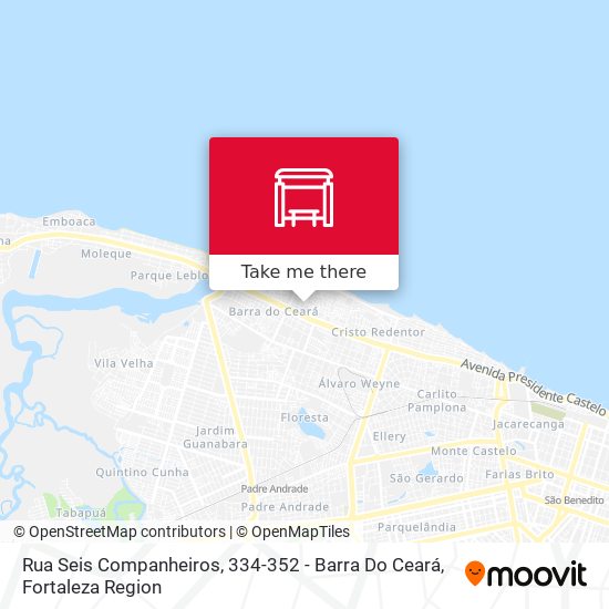 Rua Seis Companheiros, 334-352 - Barra Do Ceará map