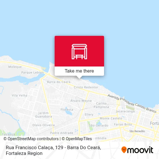 Rua Francisco Calaça, 129 - Barra Do Ceará map