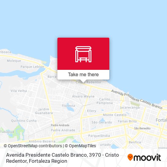 Avenida Presidente Castelo Branco, 3970 - Cristo Redentor map