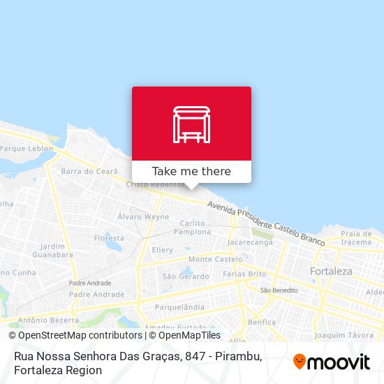 Rua Nossa Senhora Das Graças, 847 - Pirambu map