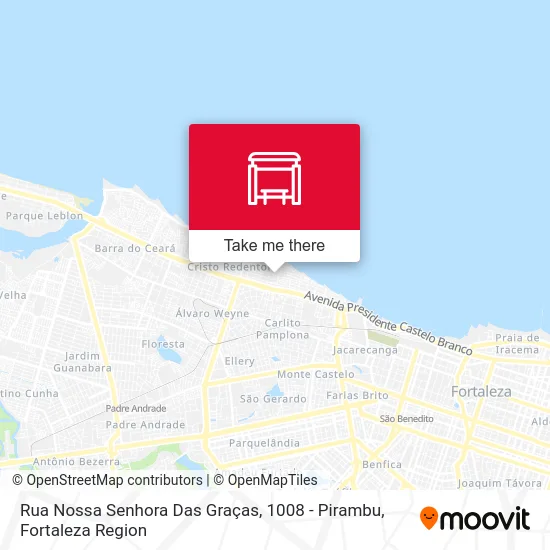 Rua Nossa Senhora Das Graças, 1008 - Pirambu map