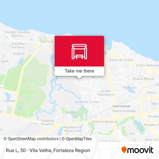 Rua L, 50 - Vila Velha map