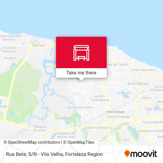 Rua Beta, S/N - Vila Velha map