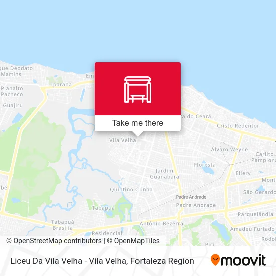 Liceu Da Vila Velha - Vila Velha map