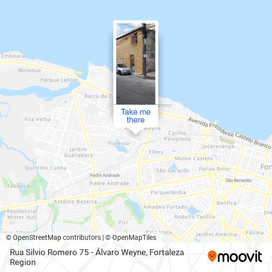 Mapa Rua Silvio Romero 75 - Álvaro Weyne