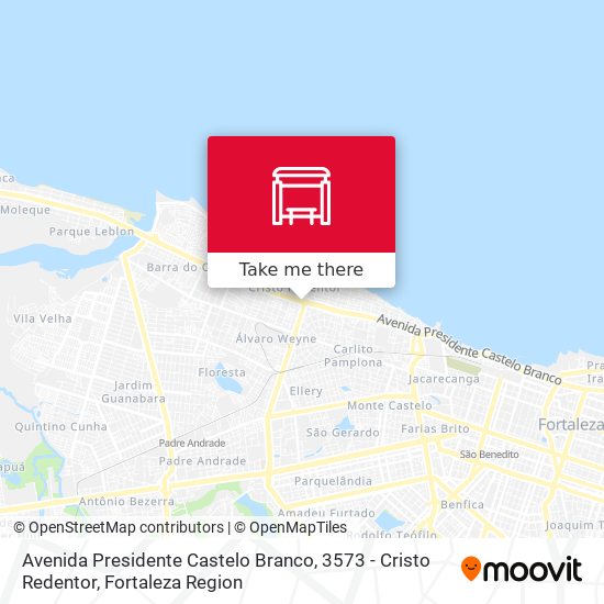 Avenida Presidente Castelo Branco, 3573 - Cristo Redentor map