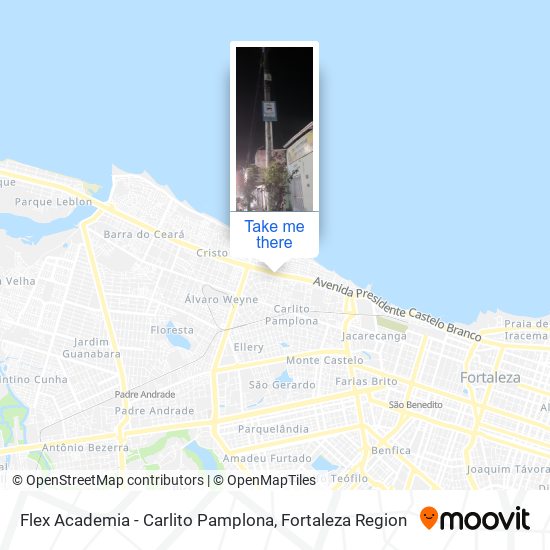 Flex Academia - Carlito Pamplona map