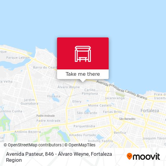 Avenida Pasteur, 846 - Álvaro Weyne map