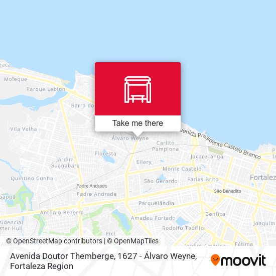 Avenida Doutor Themberge, 1627 - Álvaro Weyne map