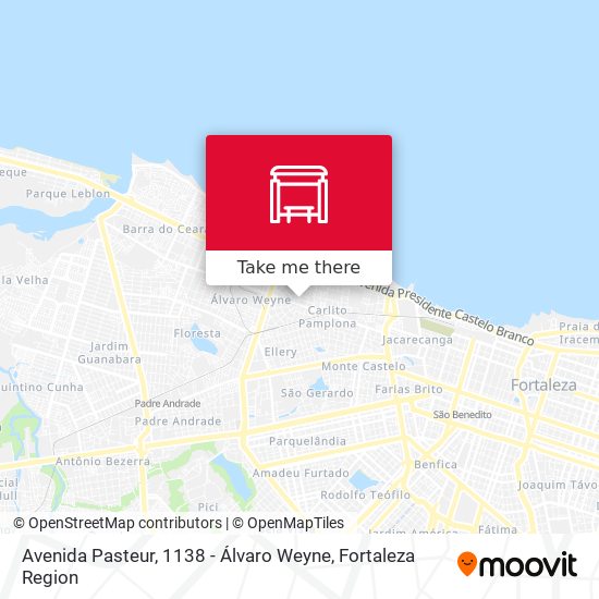 Avenida Pasteur, 1138 - Álvaro Weyne map