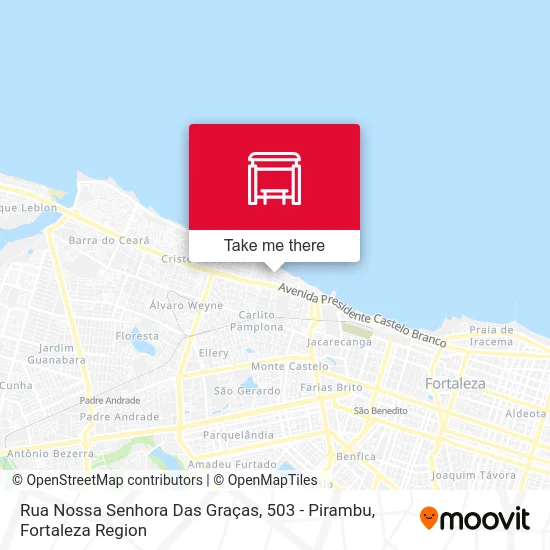 Rua Nossa Senhora Das Graças, 503 - Pirambu map