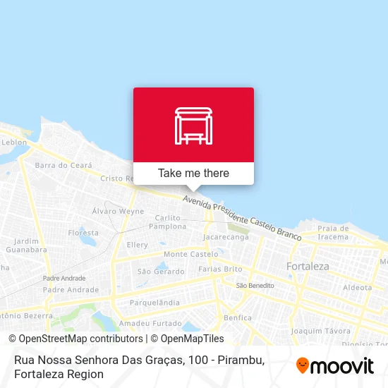 Rua Nossa Senhora Das Graças, 100 - Pirambu map