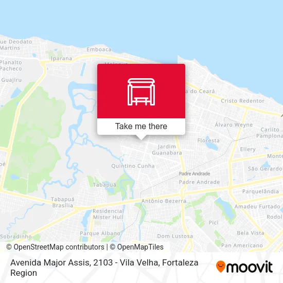Avenida Major Assis, 2103 - Vila Velha map