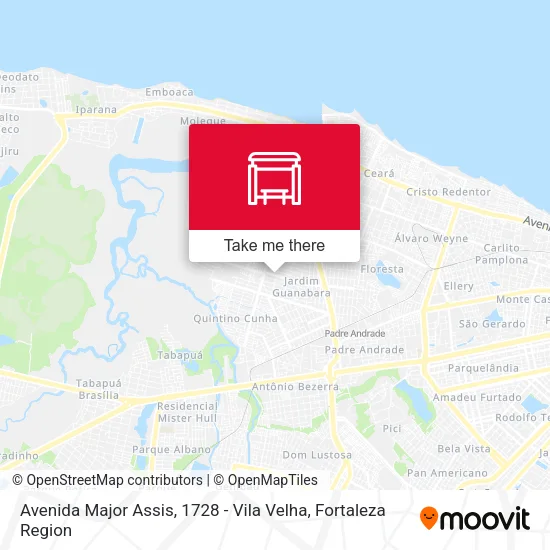 Avenida Major Assis, 1728 - Vila Velha map