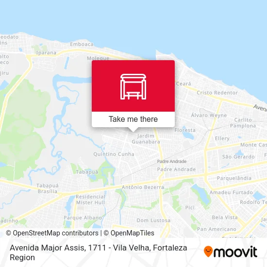 Avenida Major Assis, 1711 - Vila Velha map