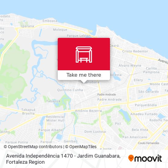 Avenida Independência 1470 - Jardim Guanabara map