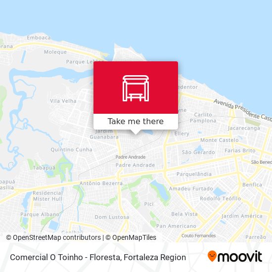 Comercial O Toinho - Floresta map