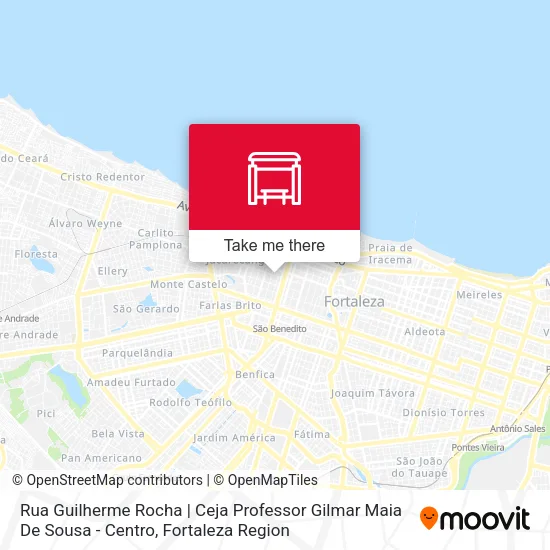 Rua Guilherme Rocha | Ceja Professor Gilmar Maia De Sousa - Centro map