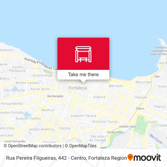 Rua Pereira Filgueiras, 442 - Centro map
